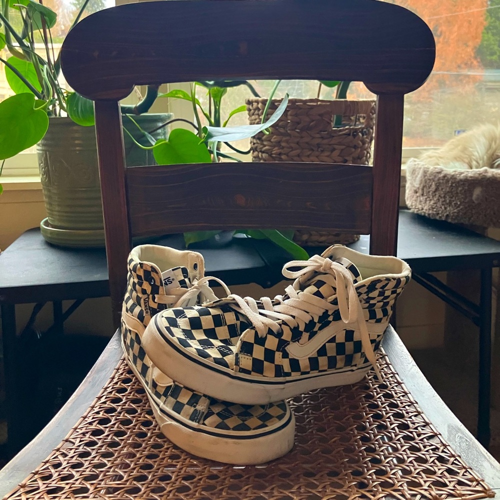 Vans Hi-Sk8 Checkered high top sneakers